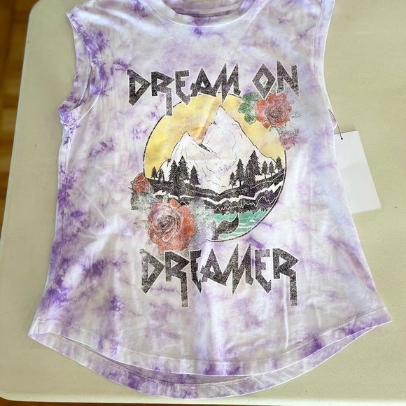 Love for Humanity sleeveless tie dye shirt in a size small NWT novelty casual - Picture 11 of 11